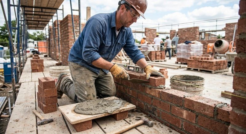 Brick Pillar Installation in Cleveland, OH